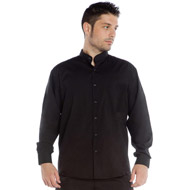 Camisa para camarero cuello mao