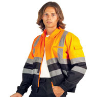 Campera de alta visibilidad