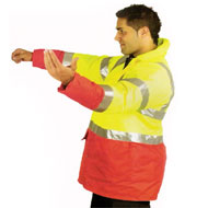Campera de alta visibilidad